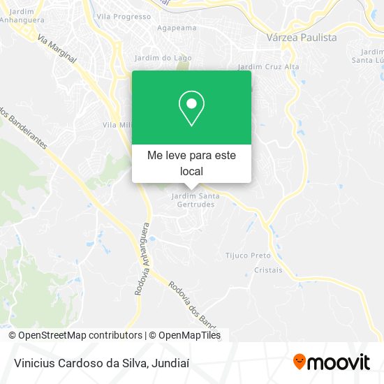 Vinicius Cardoso da Silva mapa