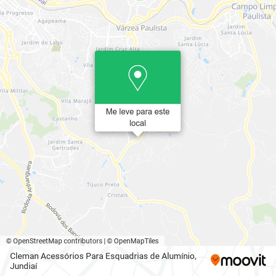 Cleman Acessórios Para Esquadrias de Alumínio mapa