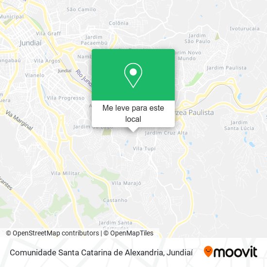 Comunidade Santa Catarina de Alexandria mapa