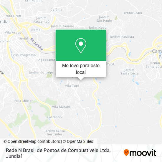 Rede N Brasil de Postos de Combustiveis Ltda mapa