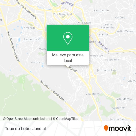 Toca do Lobo mapa