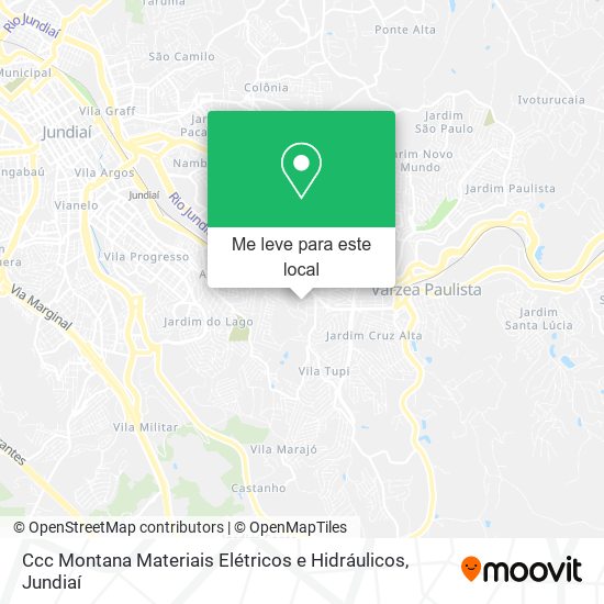 Ccc Montana Materiais Elétricos e Hidráulicos mapa