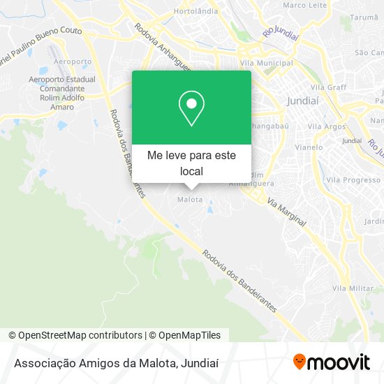Associação Amigos da Malota mapa