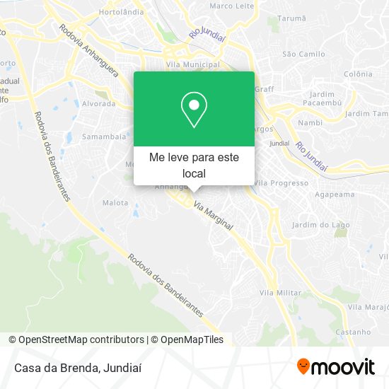 Casa da Brenda mapa