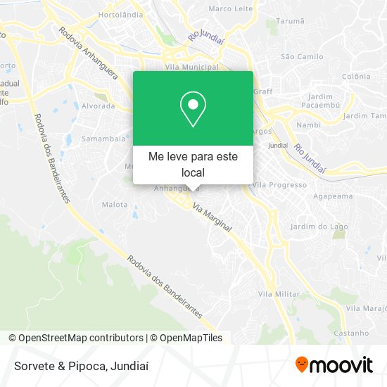 Sorvete & Pipoca mapa