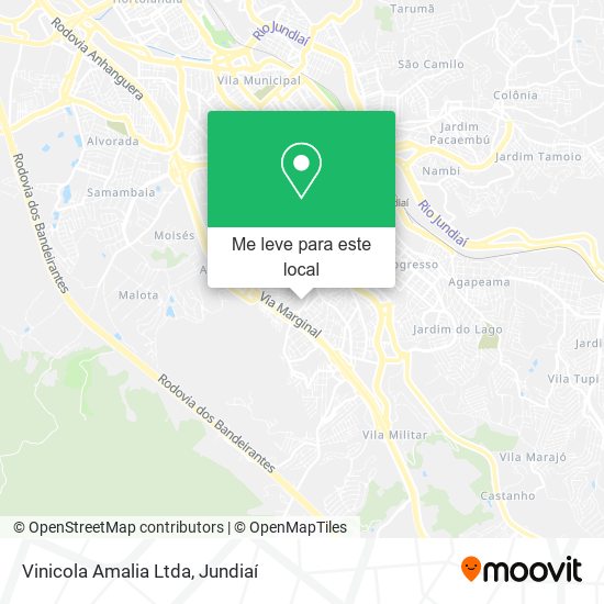Vinicola Amalia Ltda mapa