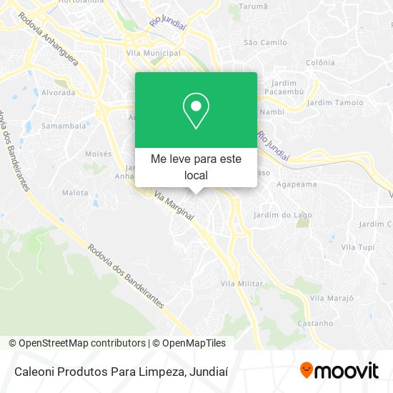 Caleoni Produtos Para Limpeza mapa