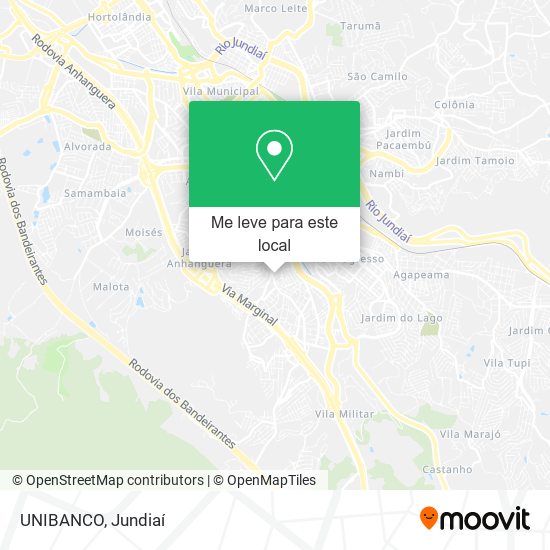 UNIBANCO mapa