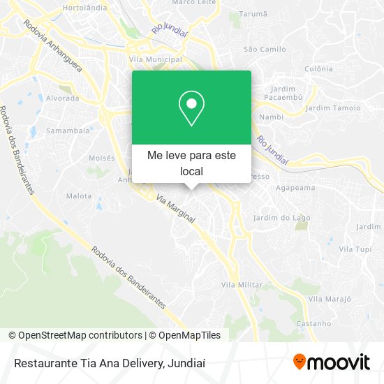 Restaurante Tia Ana Delivery mapa