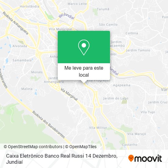 Caixa Eletrônico Banco Real Russi 14 Dezembro mapa