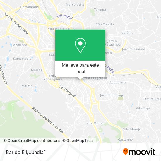 Bar do Eli mapa