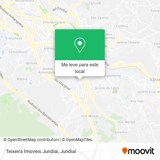 Teixeira Imoveis Jundiai mapa