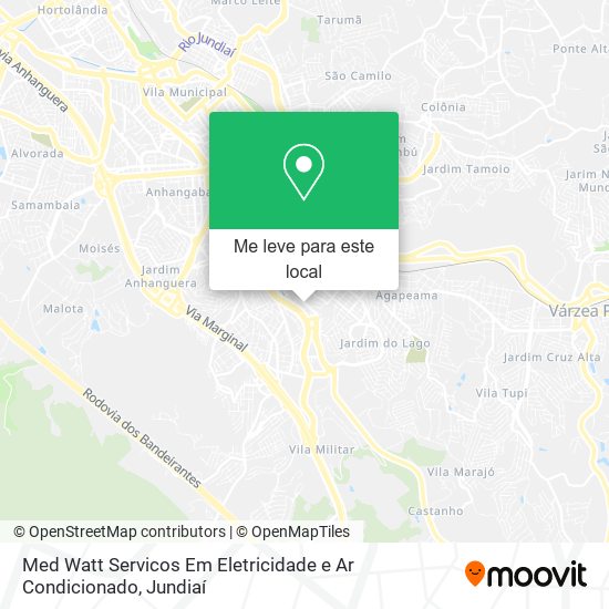 Med Watt Servicos Em Eletricidade e Ar Condicionado mapa