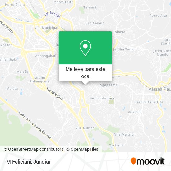 M Feliciani mapa