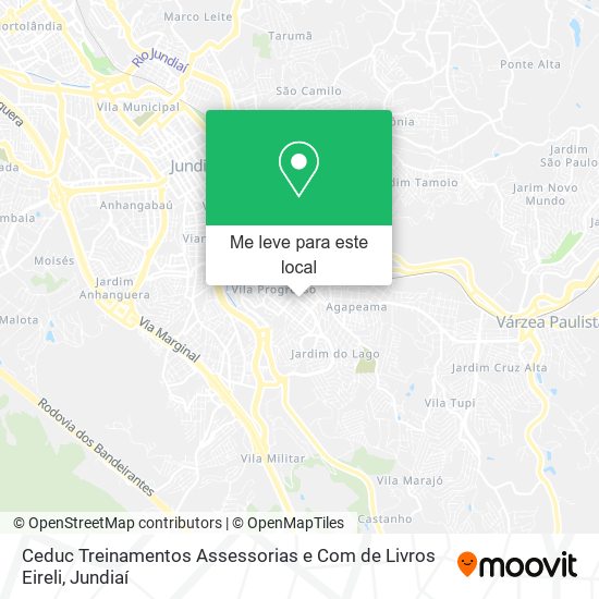 Ceduc Treinamentos Assessorias e Com de Livros Eireli mapa