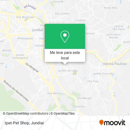 Ipet-Pet Shop mapa