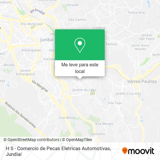 H S - Comercio de Pecas Eletricas Automotivas mapa