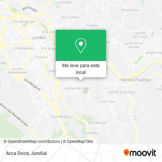 Arca Doce mapa