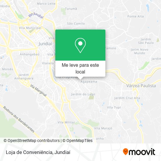 Loja de Conveniência mapa