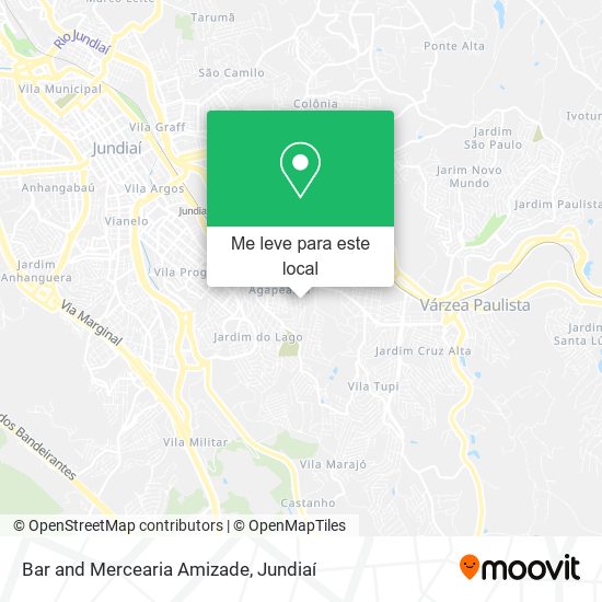 Bar and Mercearia Amizade mapa