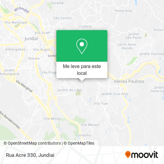 Rua Acre 330 mapa