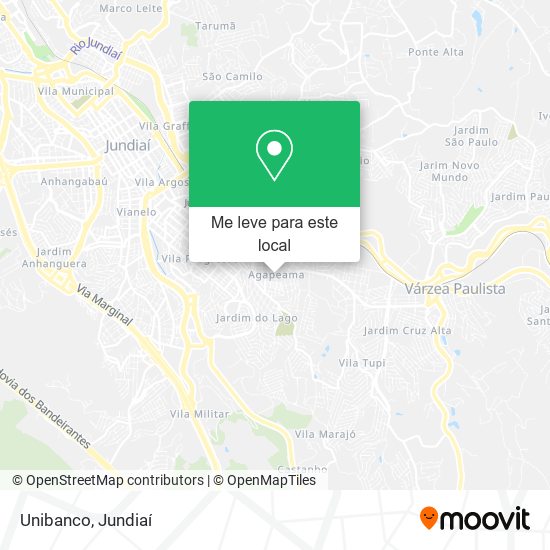 Unibanco mapa