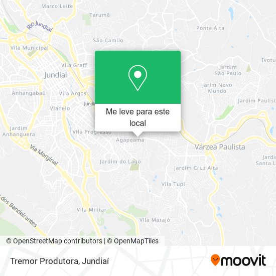 Tremor Produtora mapa