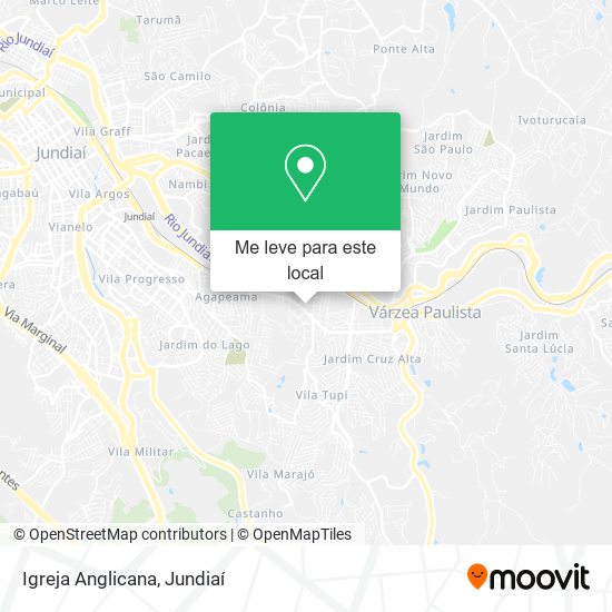 Igreja Anglicana mapa