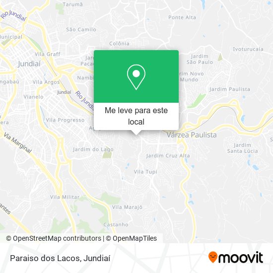 Paraiso dos Lacos mapa