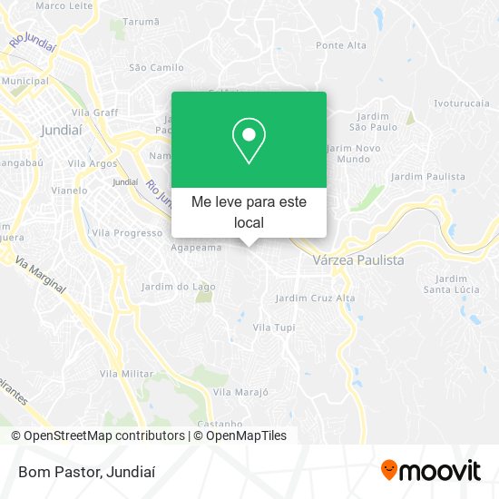 Bom Pastor mapa