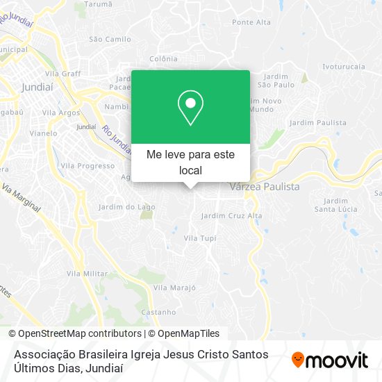 Associação Brasileira Igreja Jesus Cristo Santos Últimos Dias mapa
