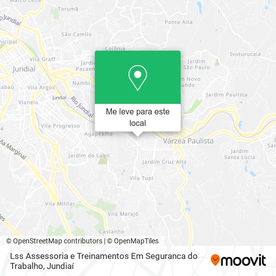 Lss Assessoria e Treinamentos Em Seguranca do Trabalho mapa
