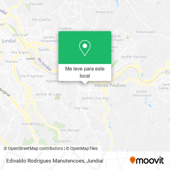 Edivaldo Rodrigues Manutencoes mapa