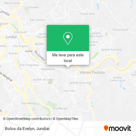 Bolos da Evelyn mapa