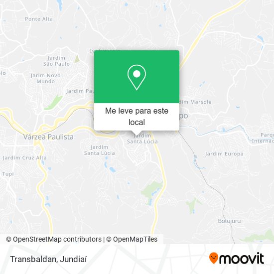 Transbaldan mapa