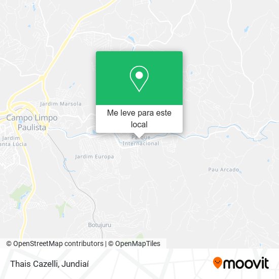 Thais Cazelli mapa