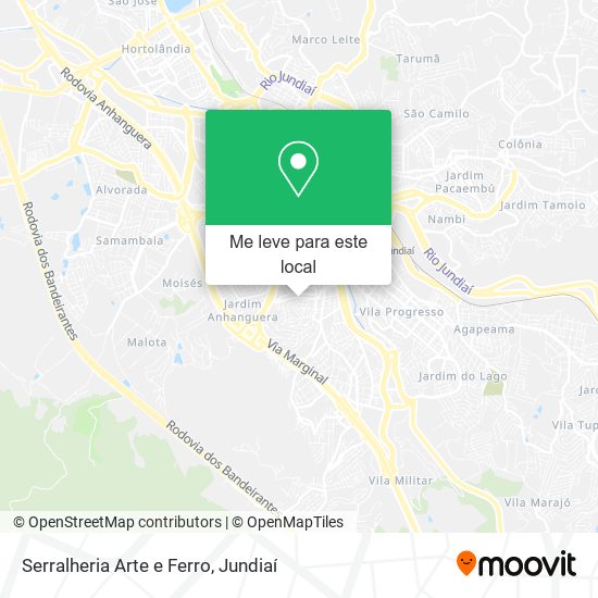 Serralheria Arte e Ferro mapa