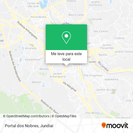 Portal dos Nobres mapa