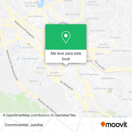 Commcenter mapa