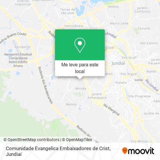 Comunidade Evangelica Embaixadores de Crist mapa