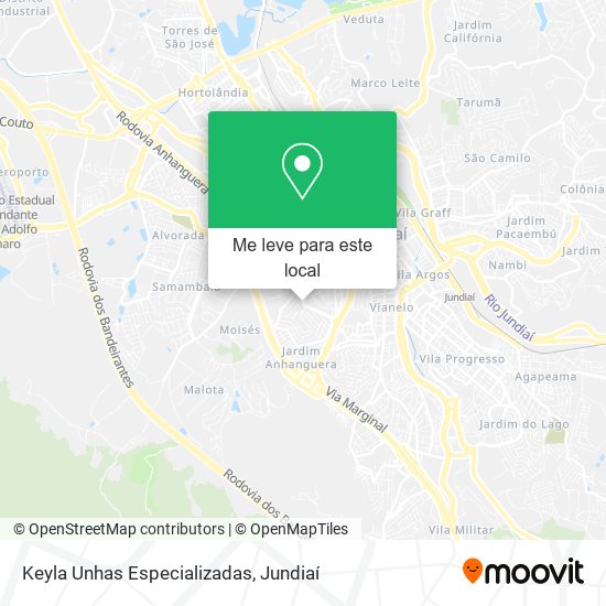 Keyla Unhas Especializadas mapa