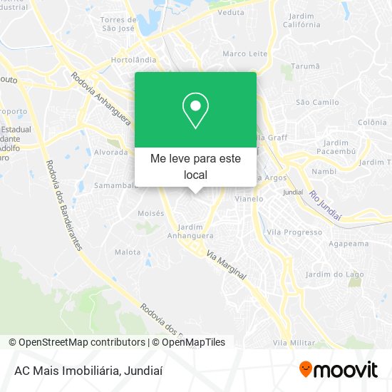 AC Mais Imobiliária mapa