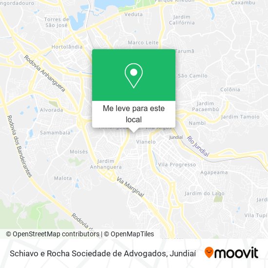Schiavo e Rocha Sociedade de Advogados mapa