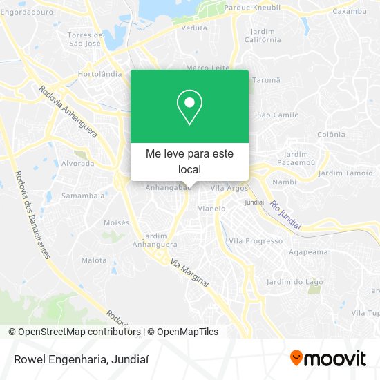 Rowel Engenharia mapa