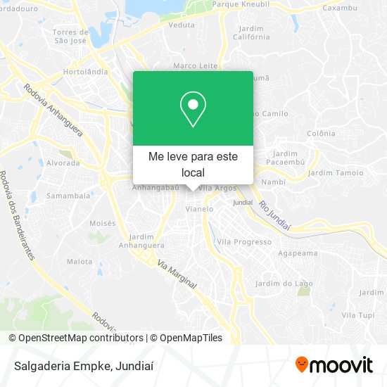 Salgaderia Empke mapa