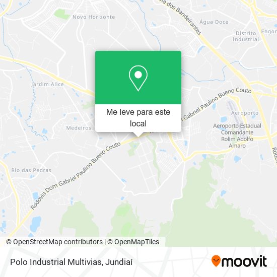 Polo Industrial Multivias mapa