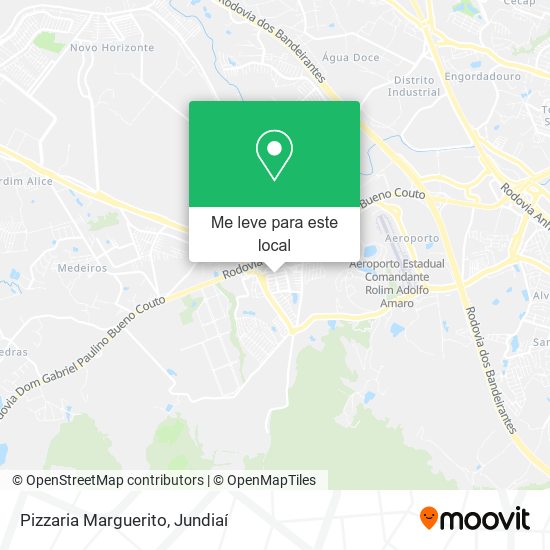 Pizzaria Marguerito mapa