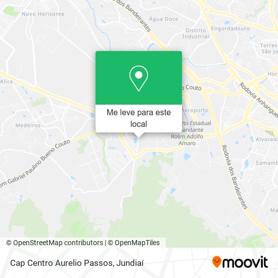 Cap Centro Aurelio Passos mapa