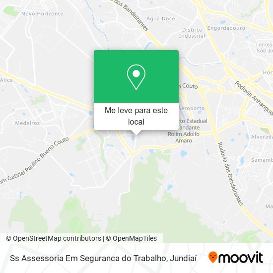 Ss Assessoria Em Seguranca do Trabalho mapa