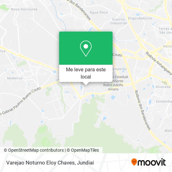 Varejao Noturno Eloy Chaves mapa